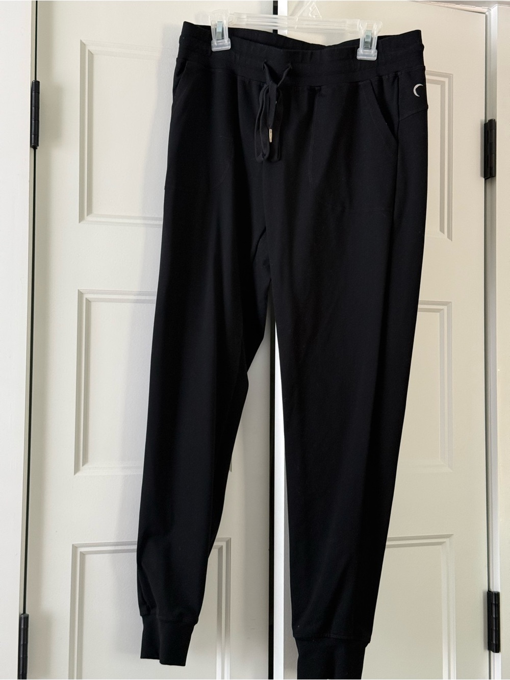 Ziya Black Jogger Pants - Pull-On Comfort- Size S